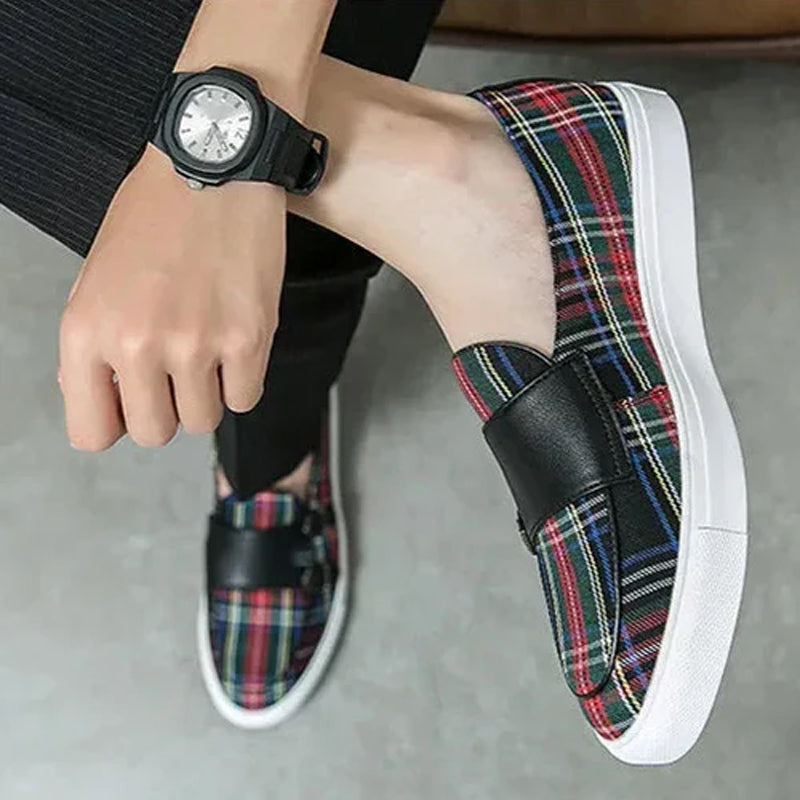 Owen Carter Plaid Moccasins