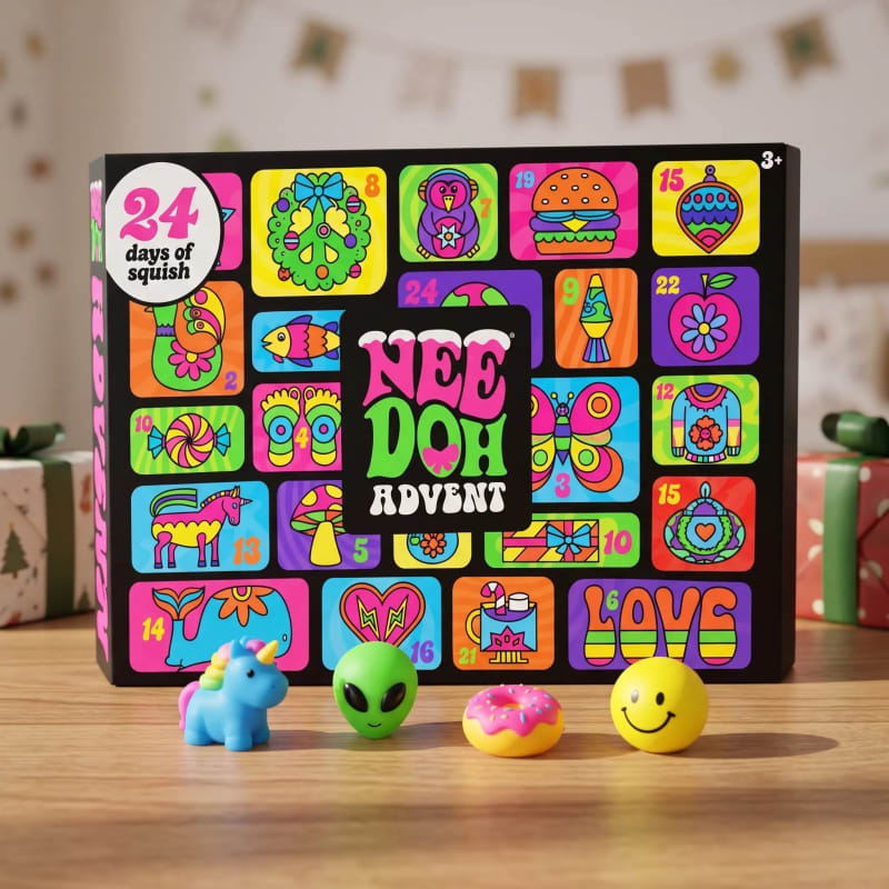 Squishy Advent Calendar 2026 with 24 Collectible Squishy Toys Holiday Countdown for Kids_1