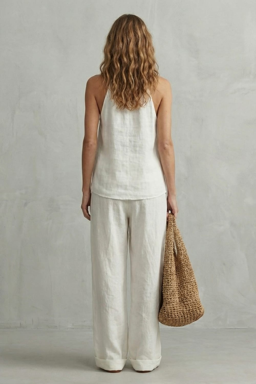 Demi Cotton Wide Leg Two Piece Set_4