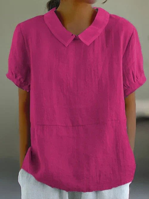 Delilah Cotton Collared Blouse_6