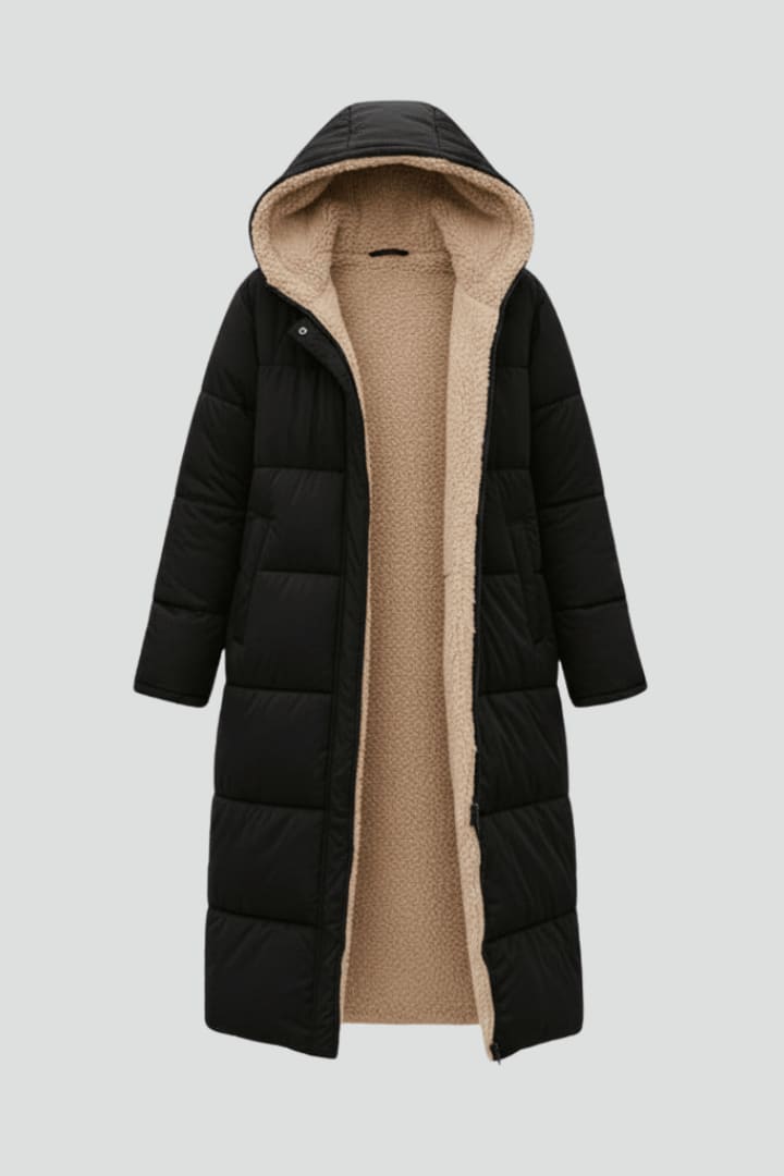Elvira Sherpa Lined Maxi Puffer Coat_2