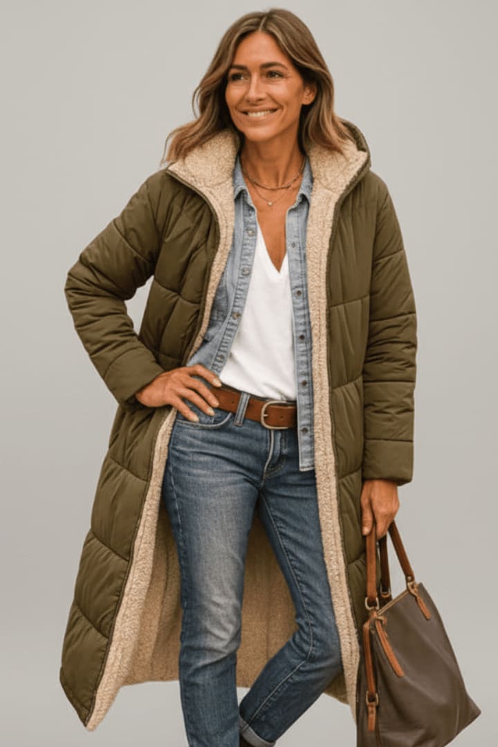Elvira Sherpa Lined Maxi Puffer Coat_7