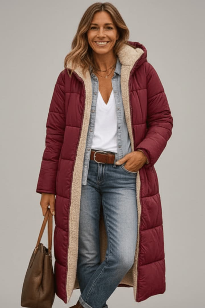 Elvira Sherpa Lined Maxi Puffer Coat_8