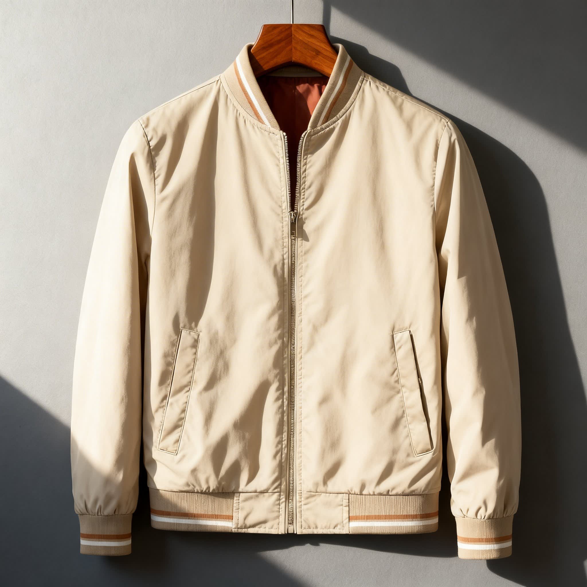 Brendan Lightweight Water Resistant Bomber Jacket_8
