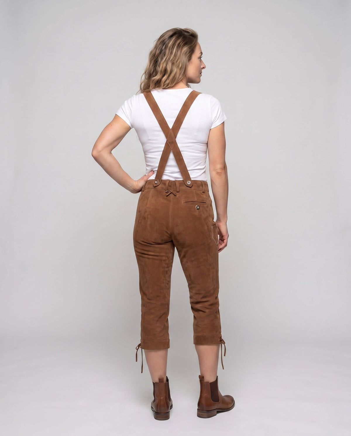 Dagmar Embroidered Oktoberfest Lederhosen Pants_4