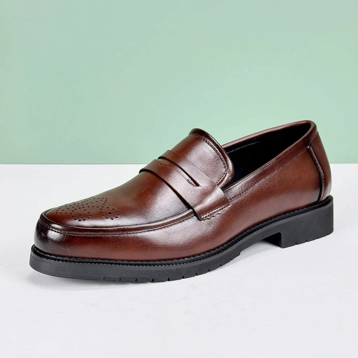 Herbert Arch Support Leather Penny Loafers_4