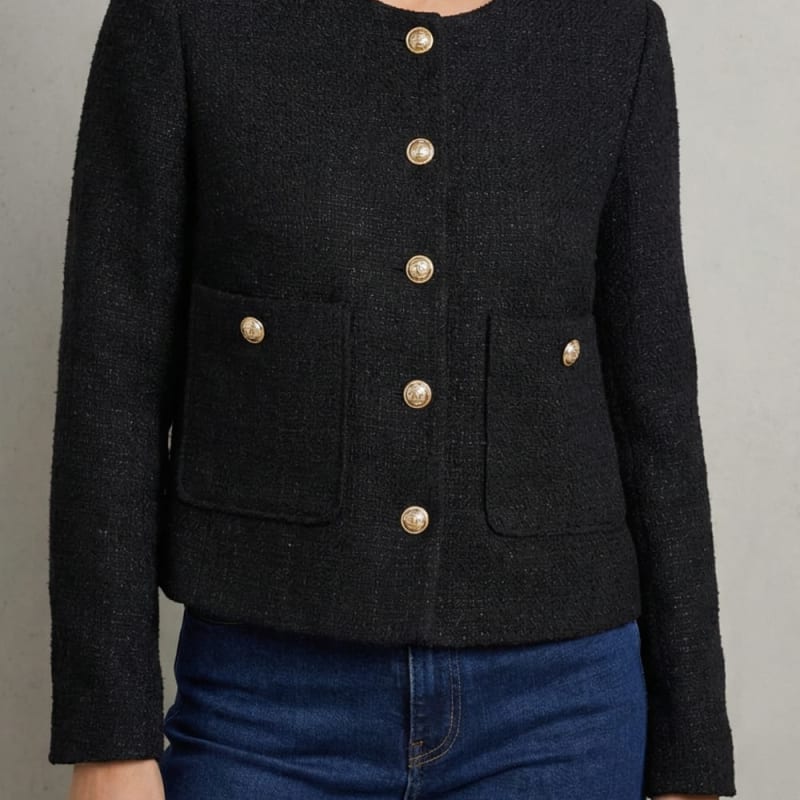 Gilberte Cropped Tweed Blazer_1