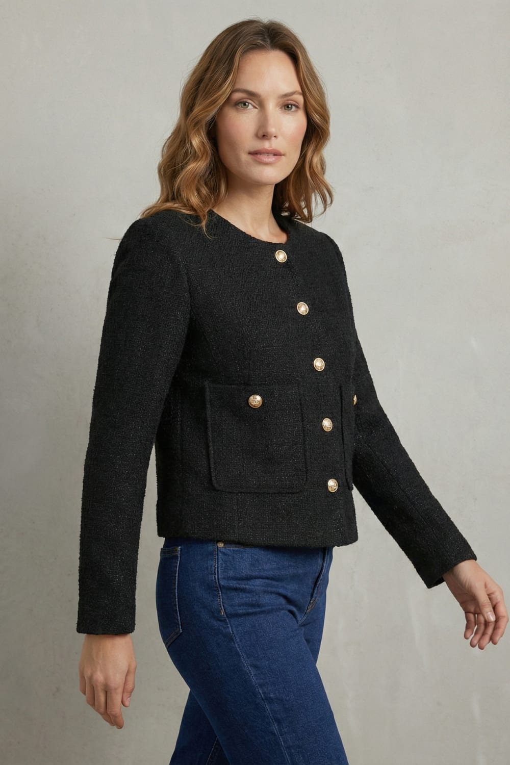 Gilberte Cropped Tweed Blazer_3