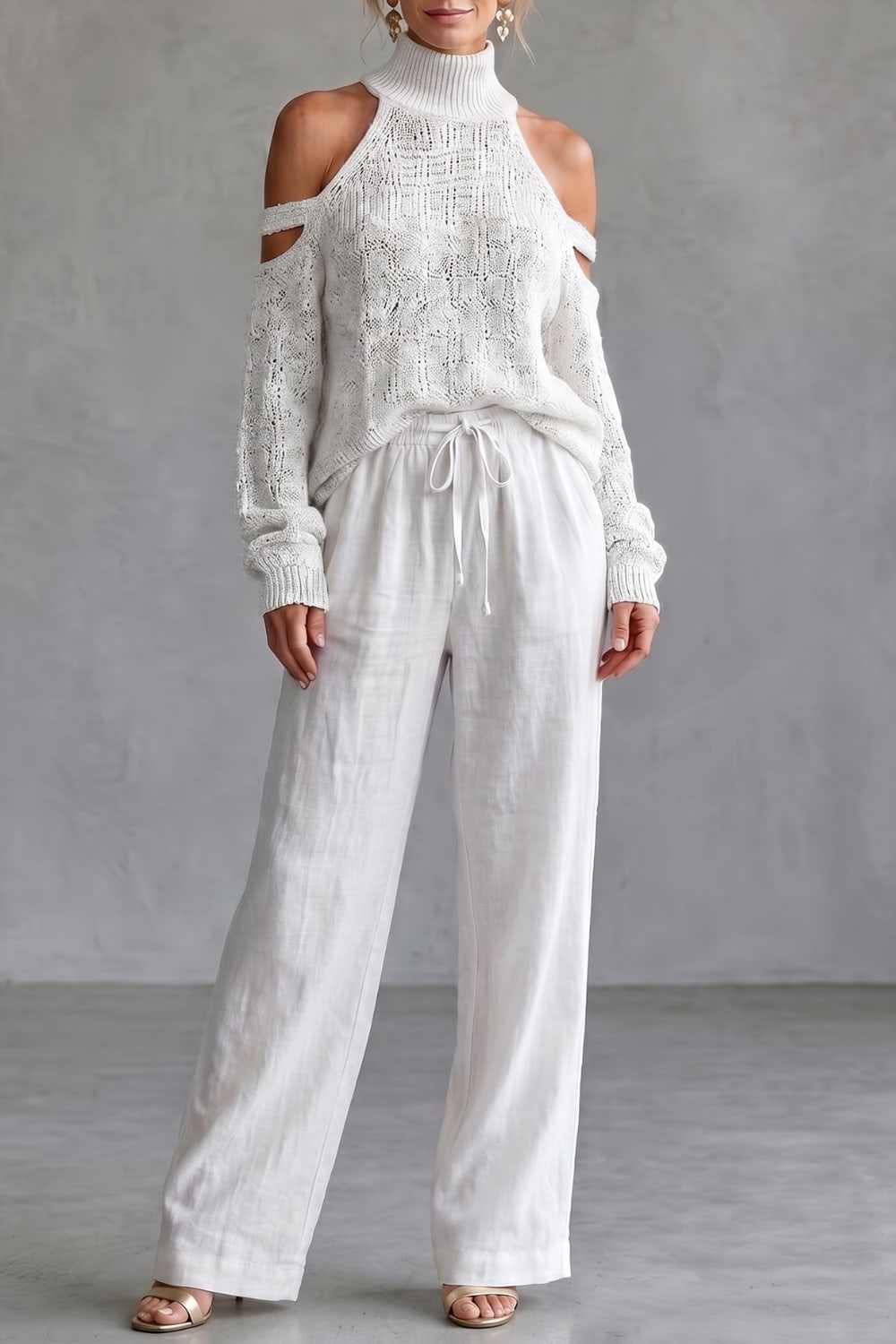 Elsie Cold Shoulder Knit Two Piece Set_5