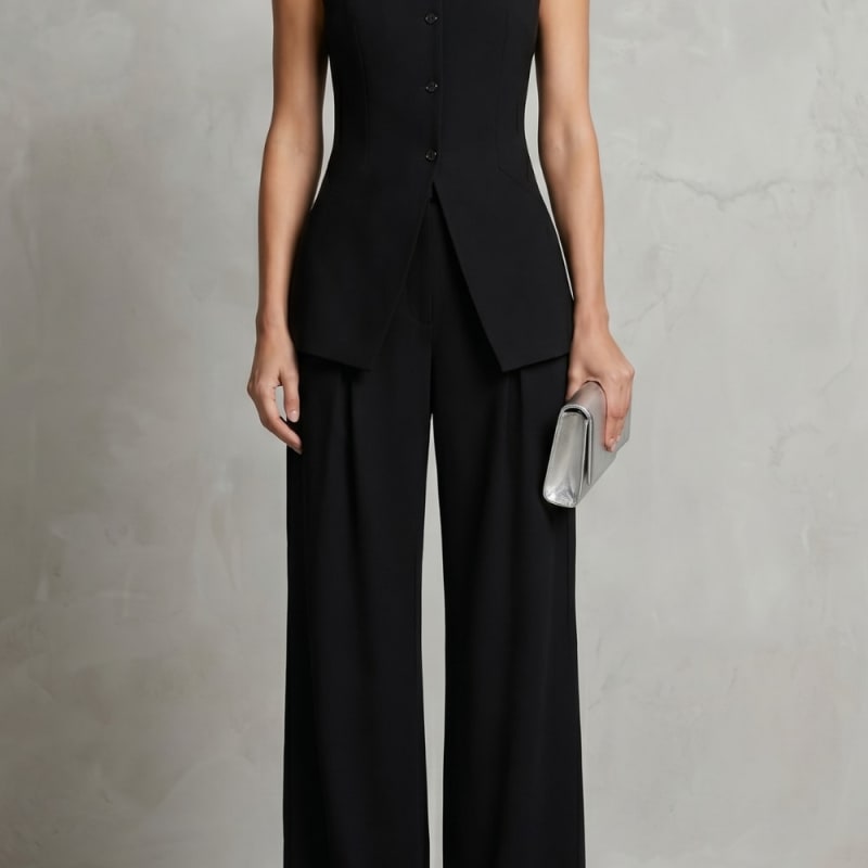 Eleanor Sleeveless Wide Leg Two Piece Set_1