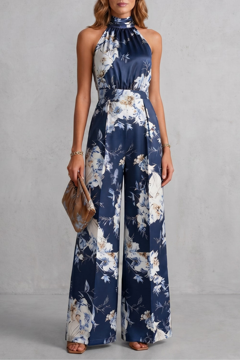 Venetia Floral Halter Wide Leg Jumpsuit_7