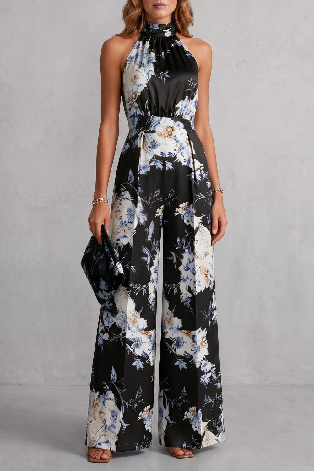 Venetia Floral Halter Wide Leg Jumpsuit_9
