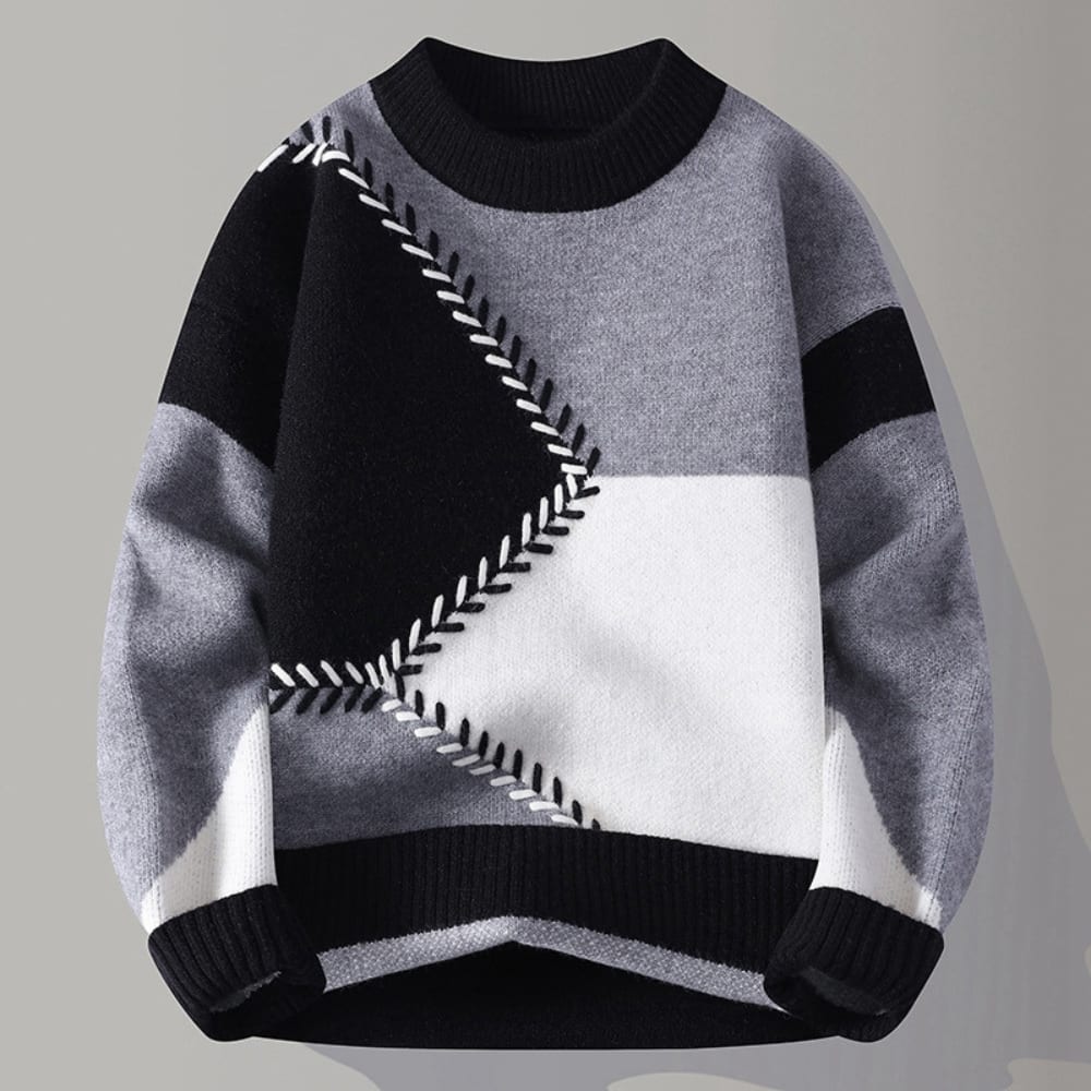 Orion Color Block Knit Sweater_4
