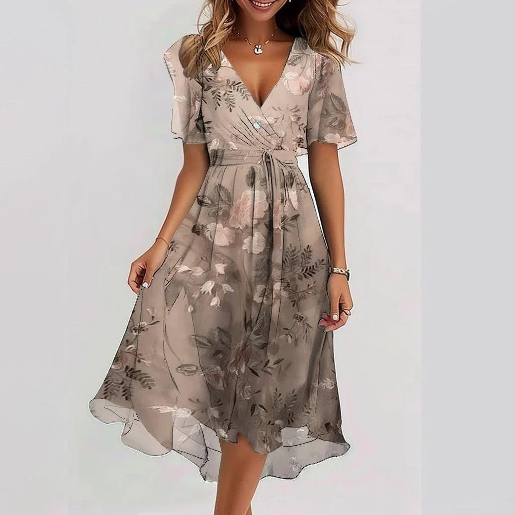 Lola Flowing Floral Summer Dress