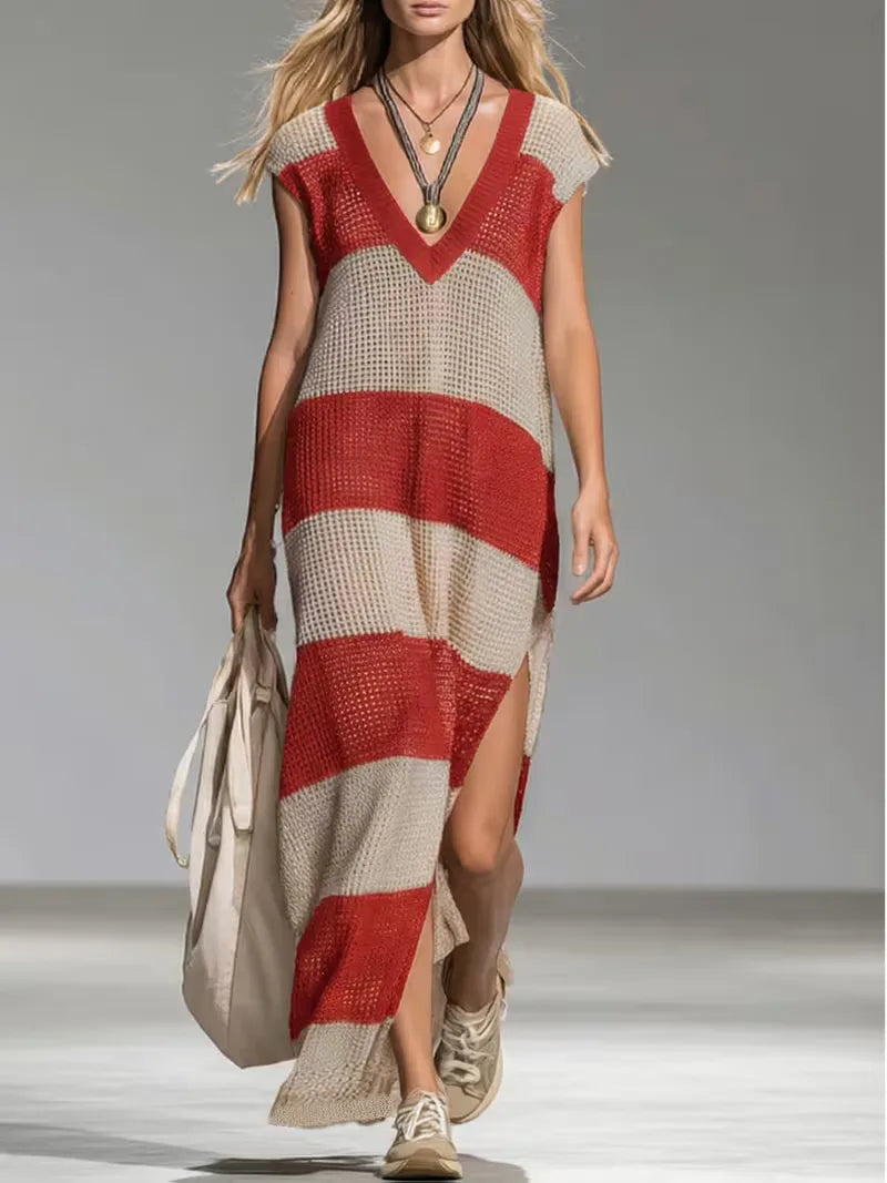 Ava Monroe Lightweight V-Neck Maxi Dress