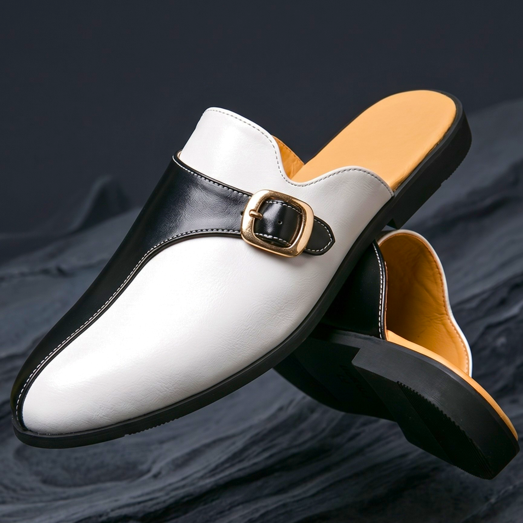 Monaco Buckle Mule