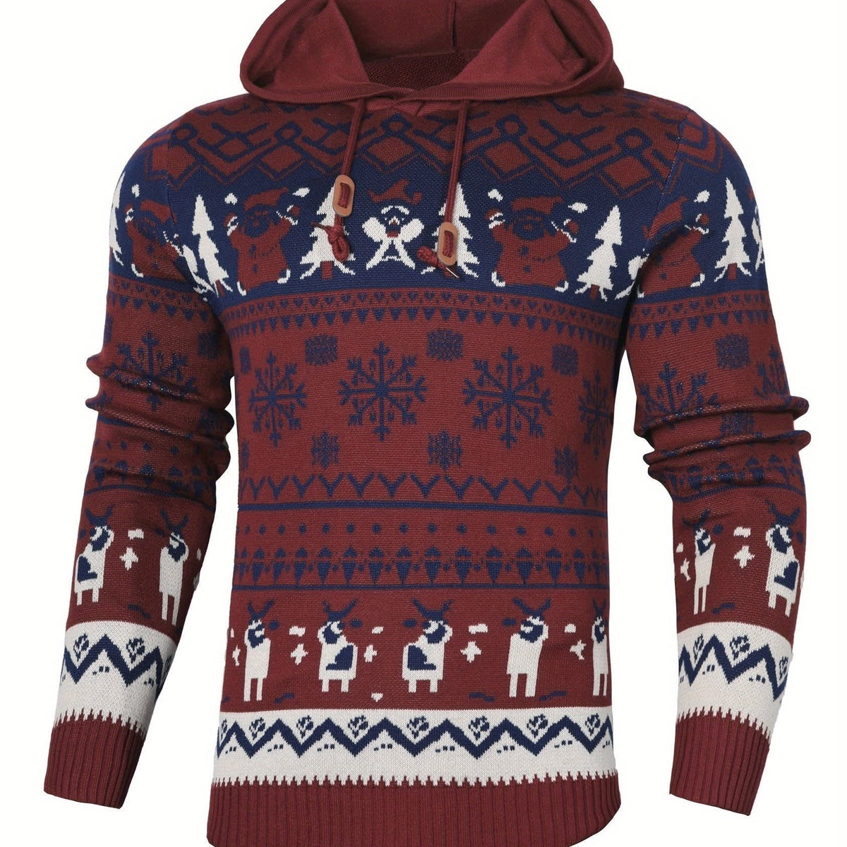 Oscar Hooded Reindeer Christmas Sweater_8