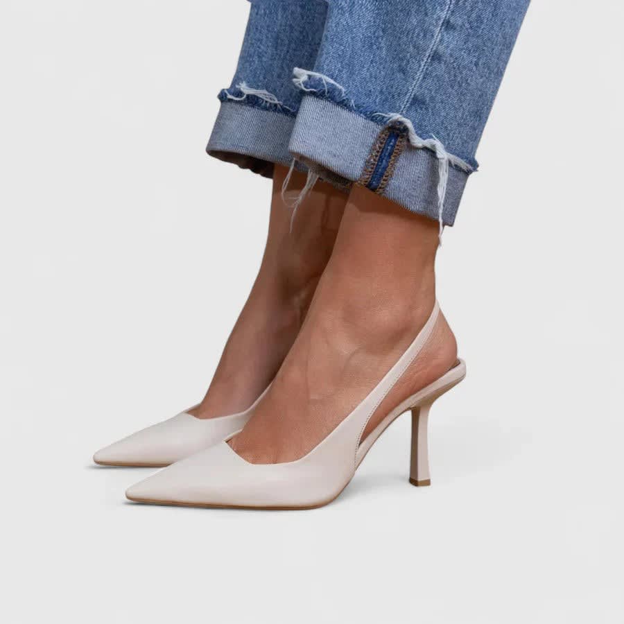 Felicity Pointed Toe Slingback Stiletto Heels_4