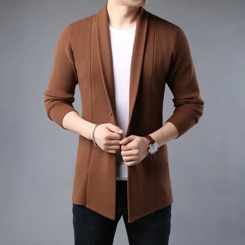 Beckett Longline Shawl Collar Cardigan_1