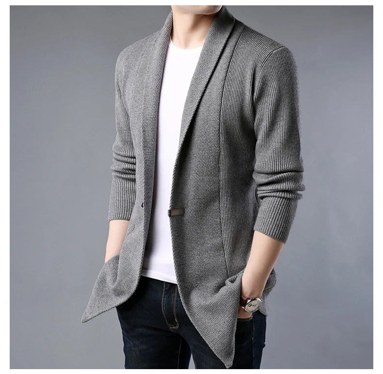 Beckett Longline Shawl Collar Cardigan_5