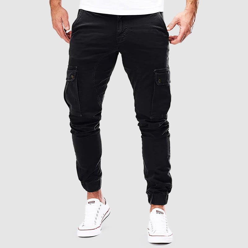 Frank Cotton Blend Cargo Joggers_3