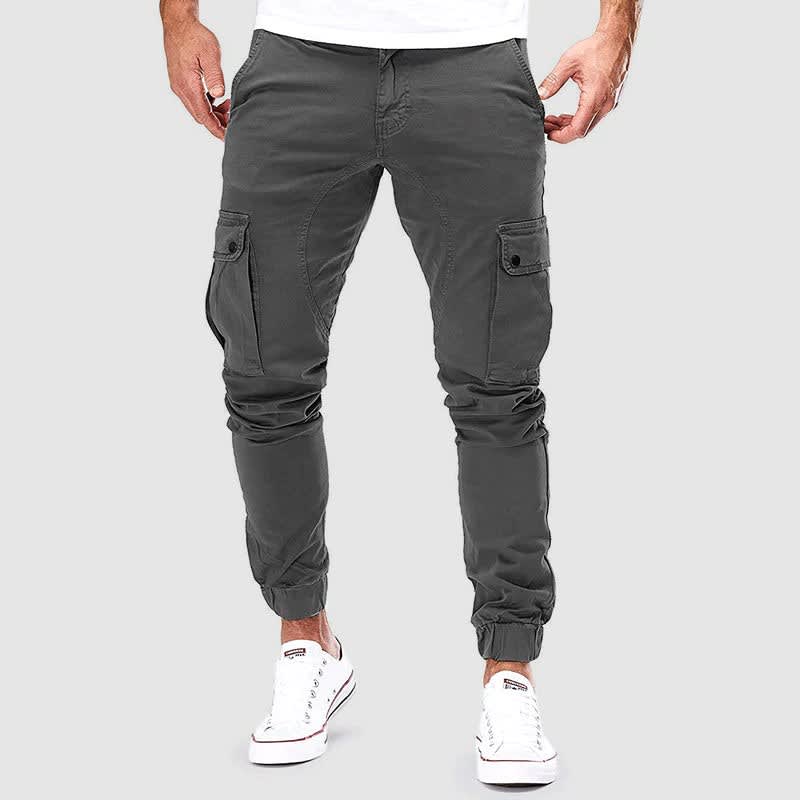 Frank Cotton Blend Cargo Joggers_4
