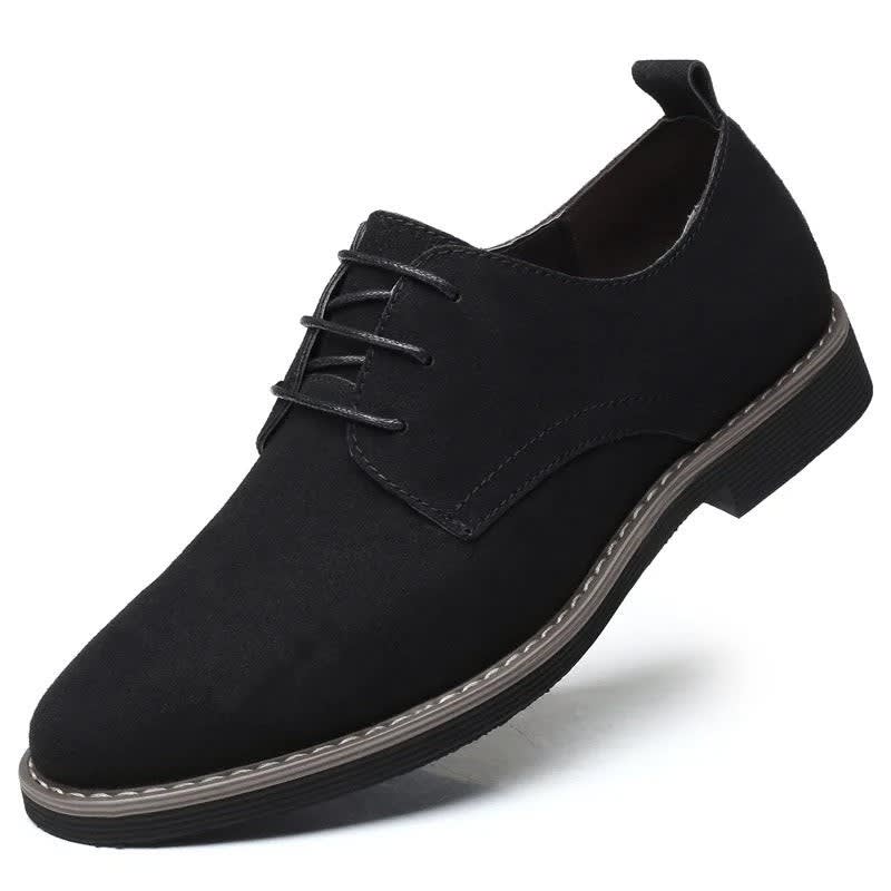 Wilson Suede Lace Up Derby Shoes_1