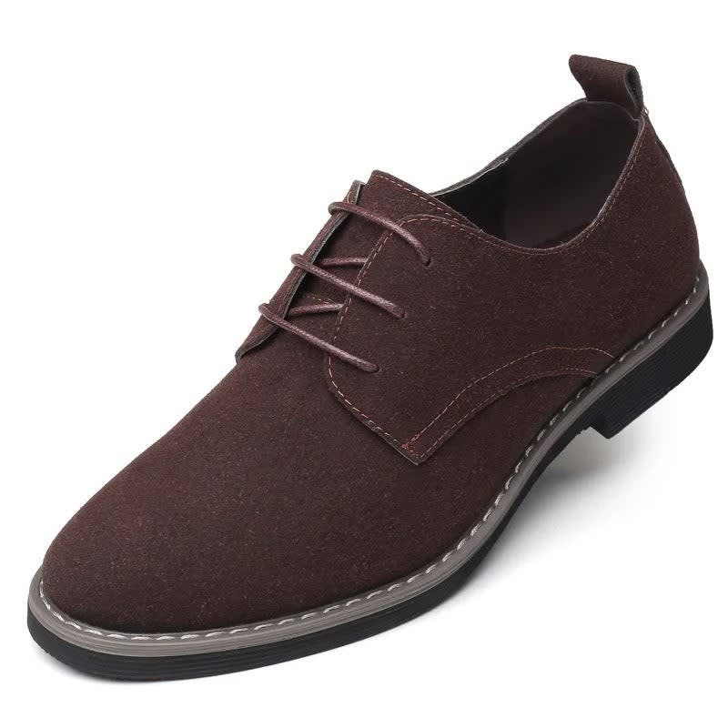 Wilson Suede Lace Up Derby Shoes_4