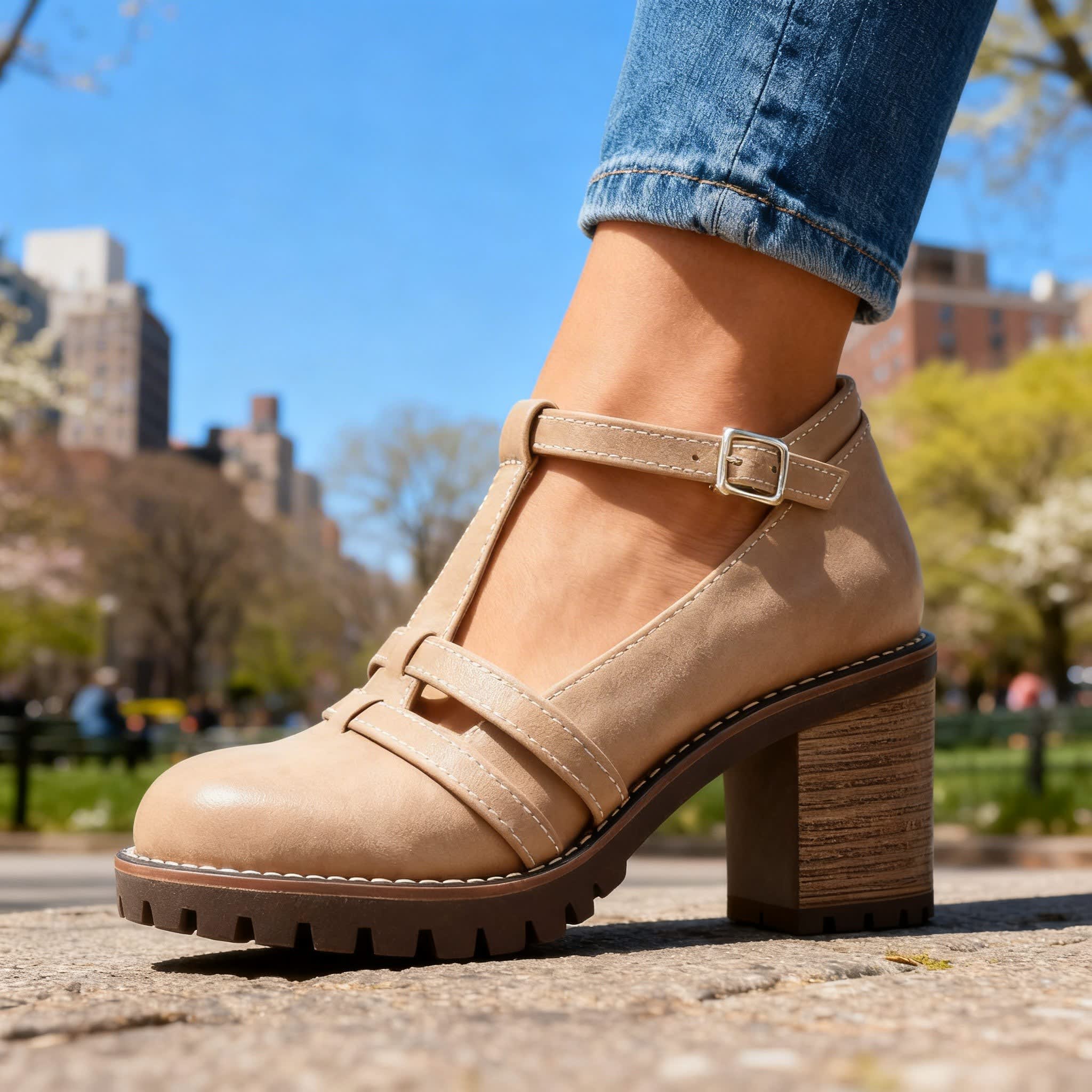 Alina Lug Sole T-Strap Mary Jane Heels_8