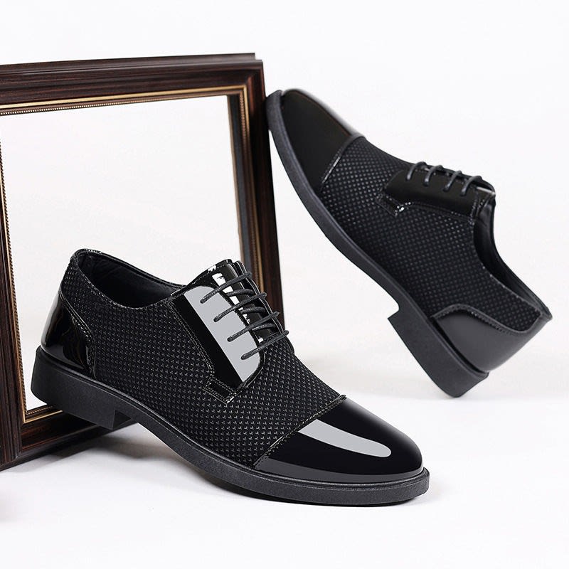 Theodore Breathable Cap Toe Dress Shoes_1