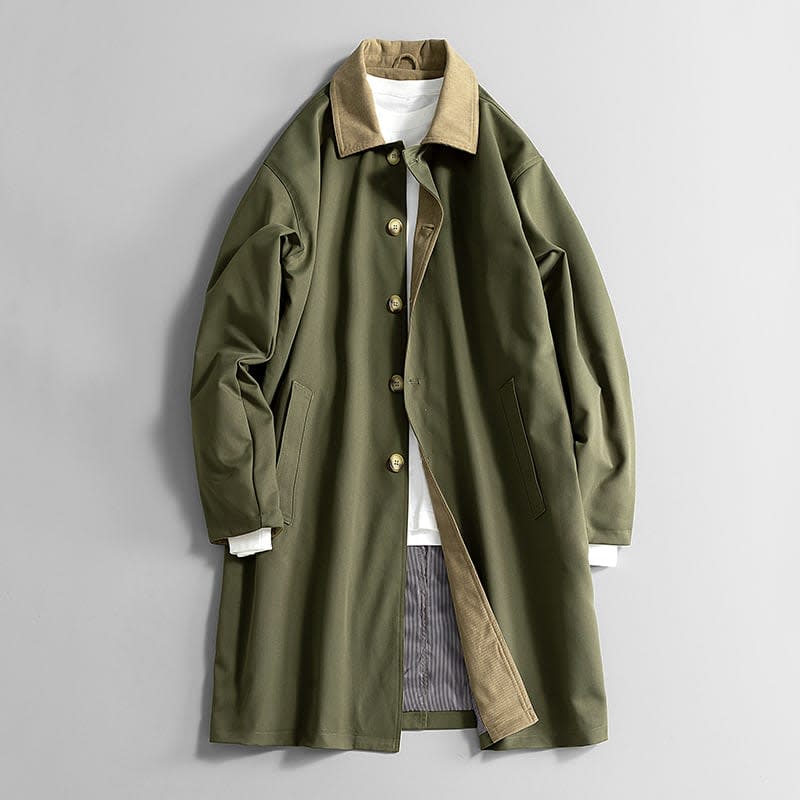 Declan Corduroy Collar Overcoat_1