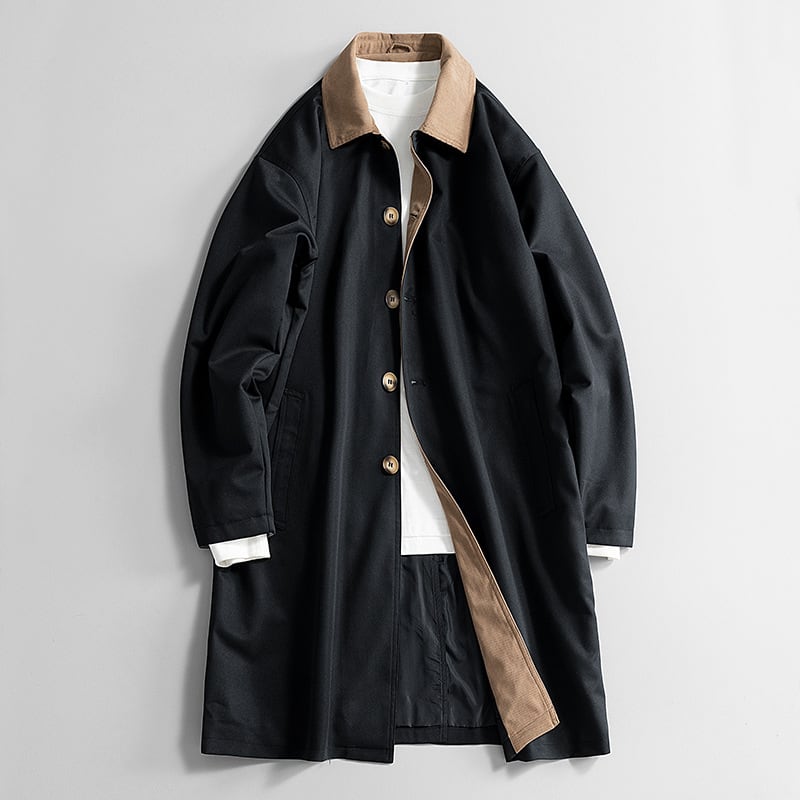 Declan Corduroy Collar Overcoat_3