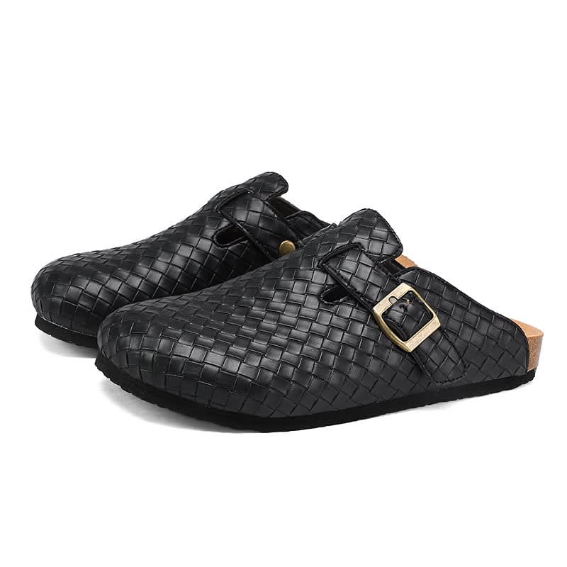 Aiden Woven Leather Clogs_11