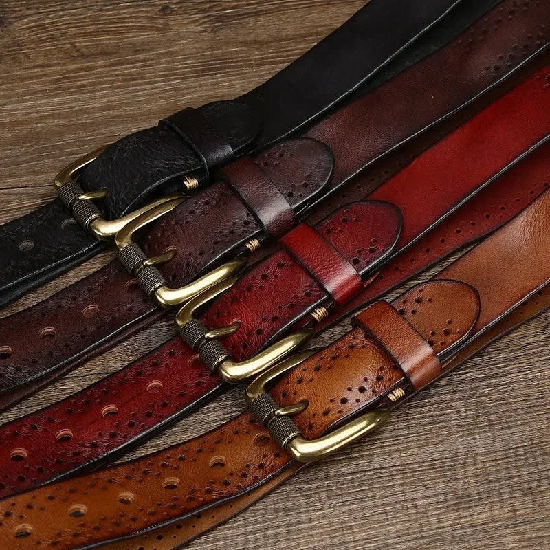 Slade Perforated Leather Belt_4
