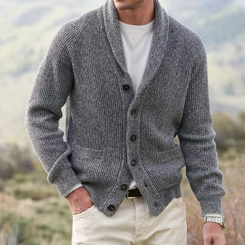 Colson Wool Shawl Collar Cardigan_2