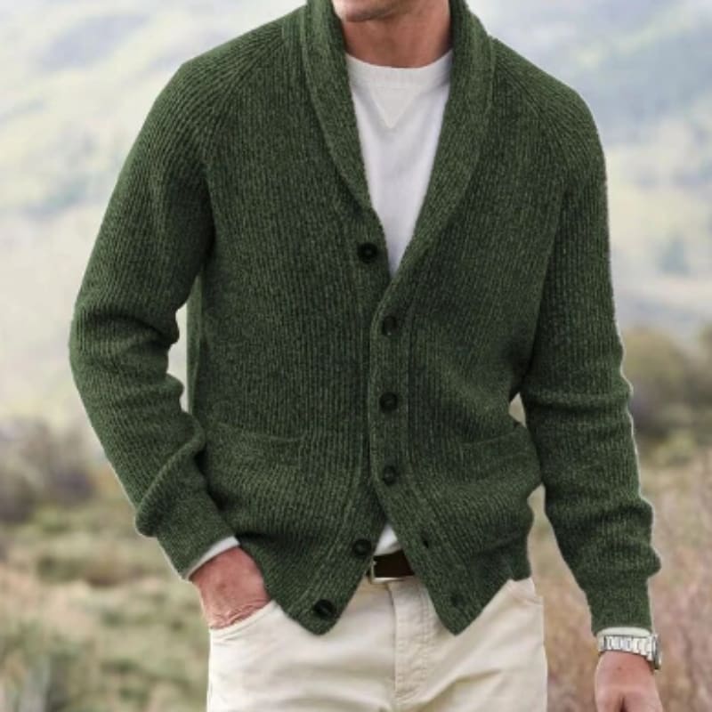 Colson Wool Shawl Collar Cardigan_6