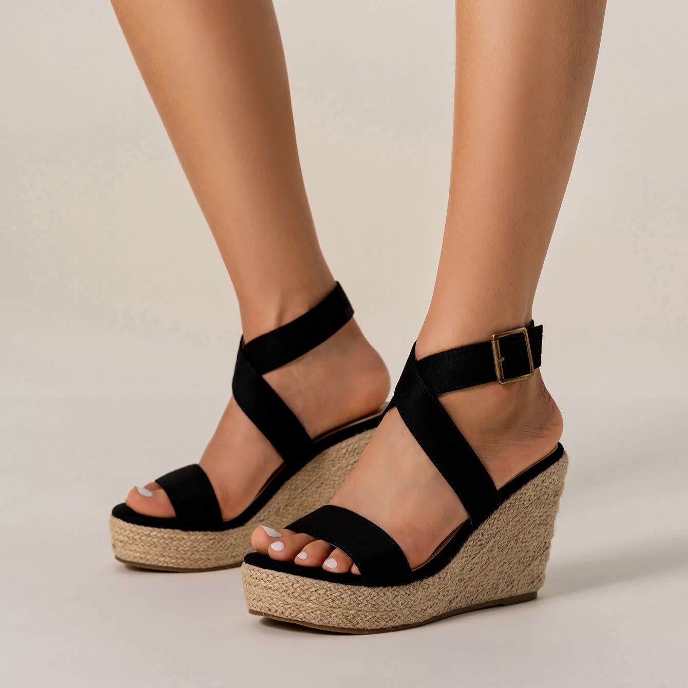 Ludmila Strappy Espadrille Wedge Sandals_2