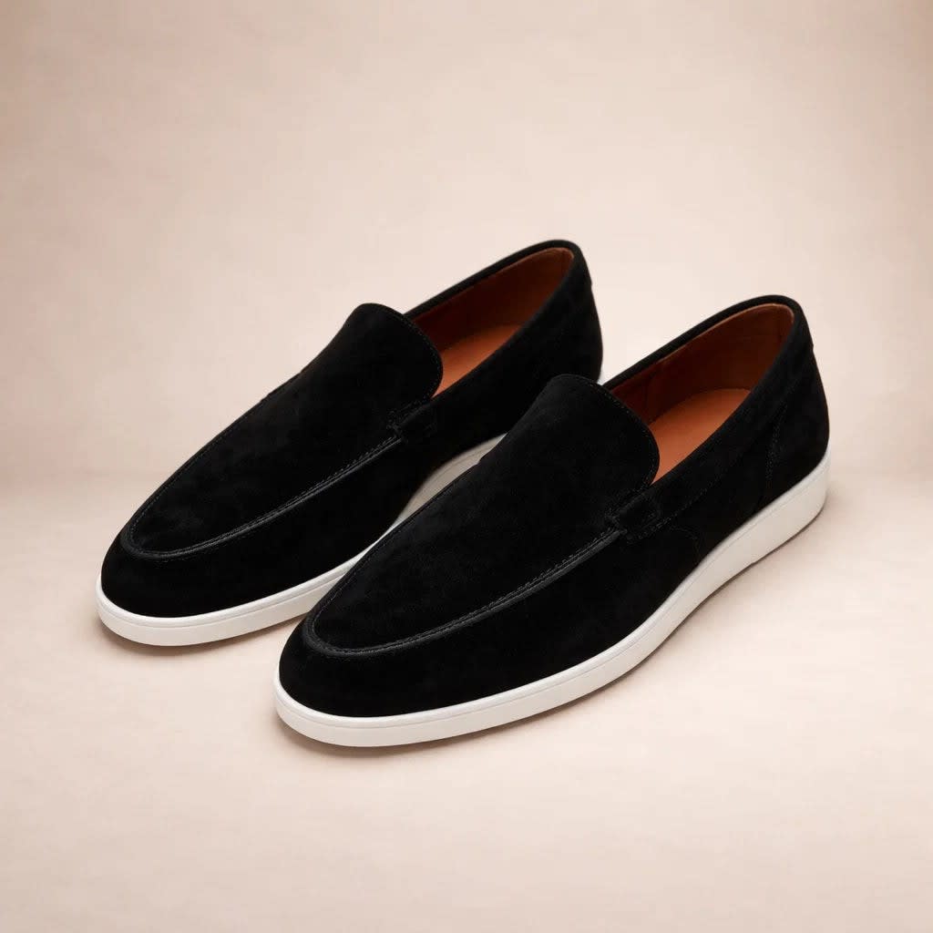 Robert Suede Moccasin Loafers_8