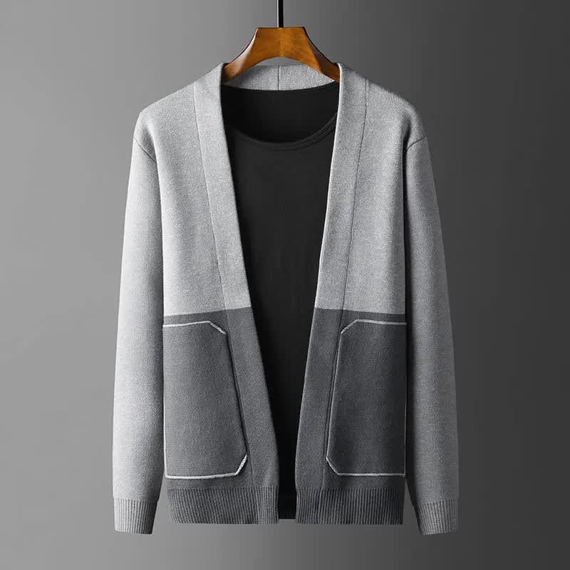 Knox Color Block Open Front Cardigan_3