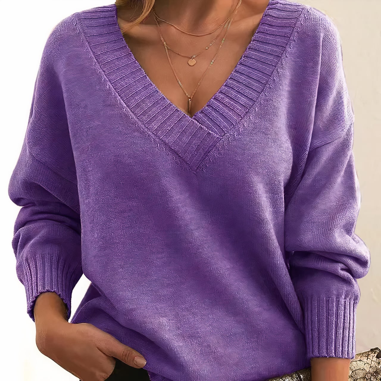 Zenobia Pleated V Neck Blouse_11