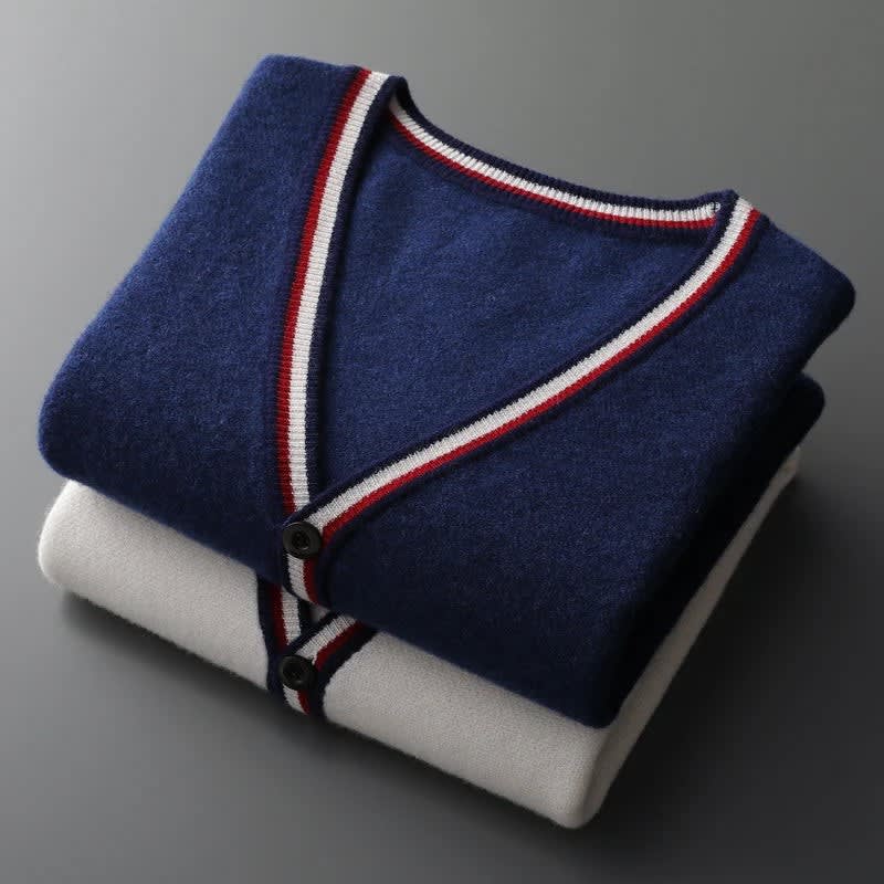 Hudson Cashmere V-Neck Cardigan_7