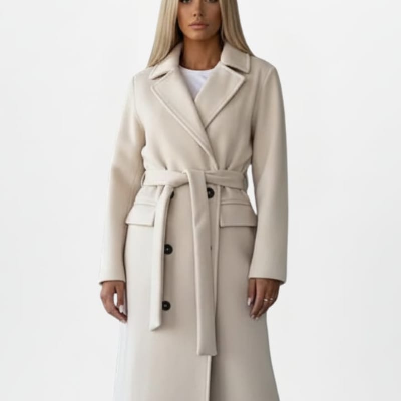Adelita Double Breasted Belted Coat_1