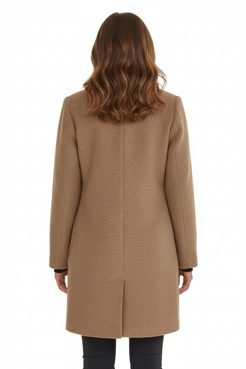 Evgenia Wool Blend Tailored Overcoat_23