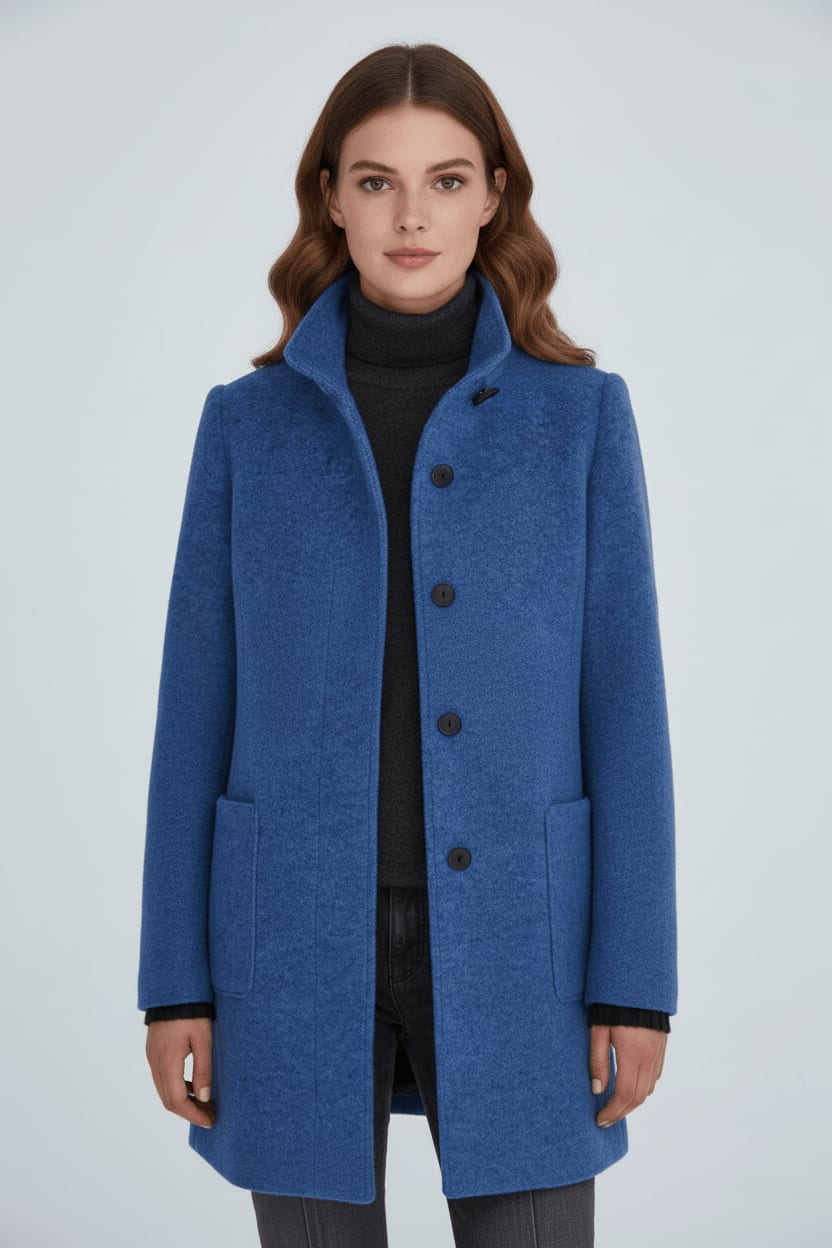 Evgenia Wool Blend Tailored Overcoat_3