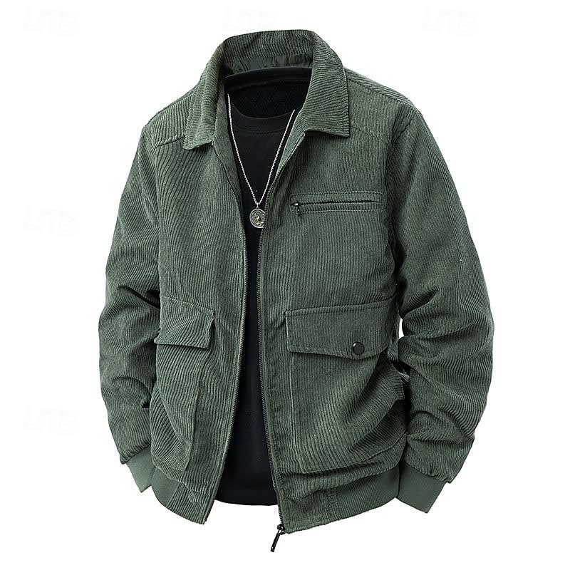 Chad Corduroy Zip Up Jacket_6
