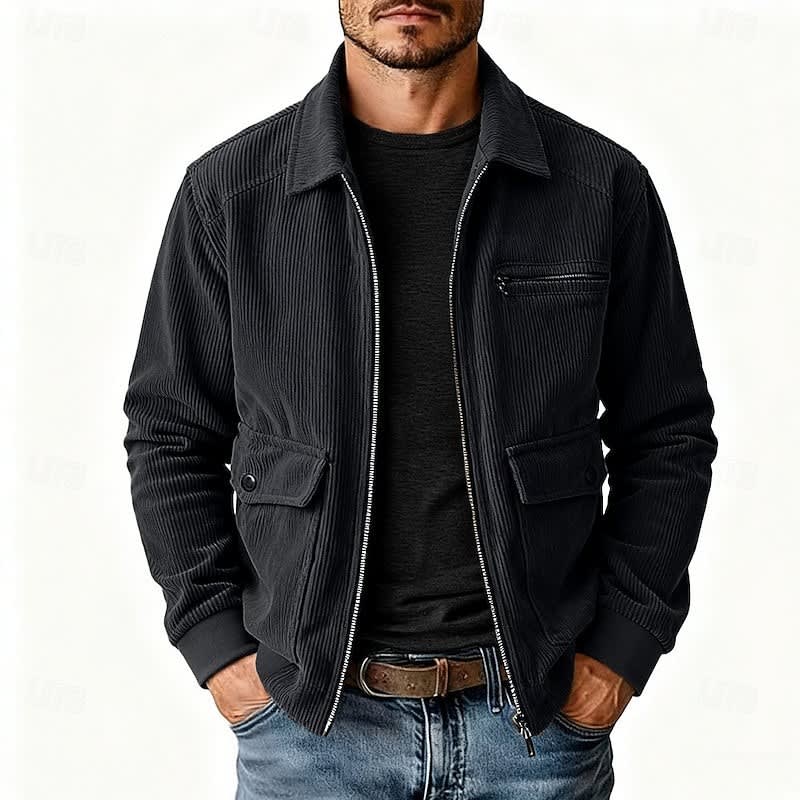 Chad Corduroy Zip Up Jacket_7