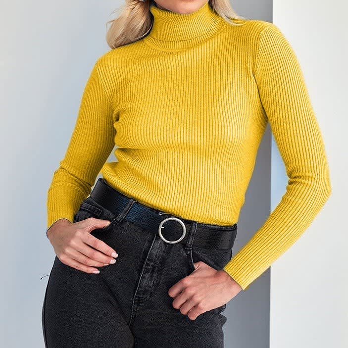 Ofelia Ribbed Turtleneck Knit Top_6