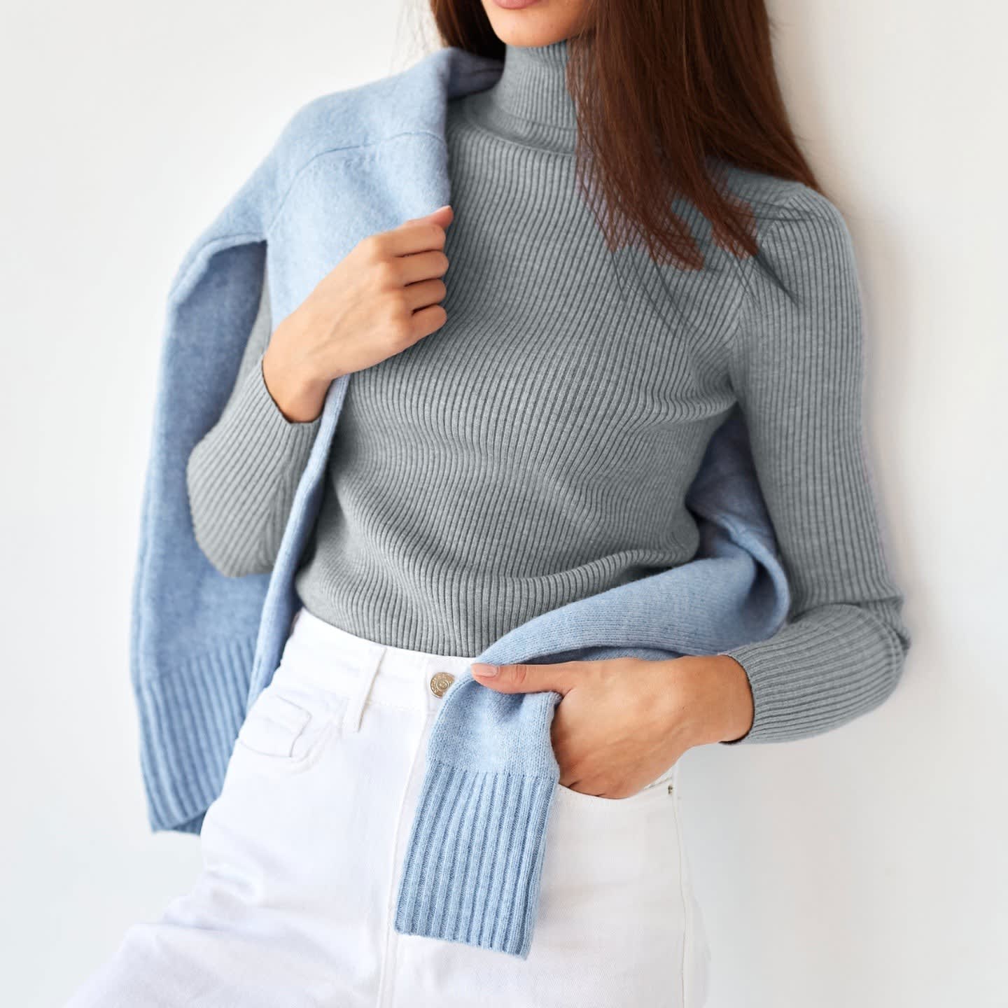 Ofelia Ribbed Turtleneck Knit Top_9
