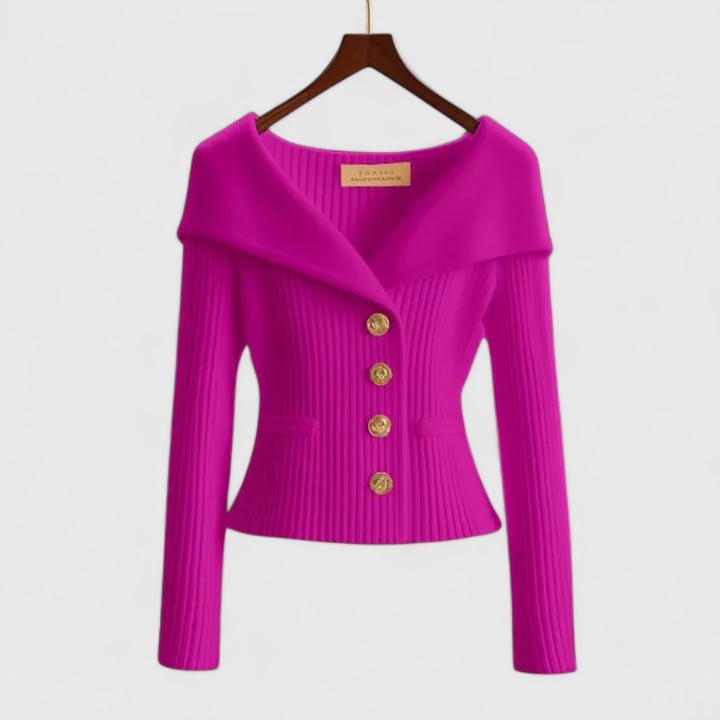 Caroline Ribbed Knit Cardigan_3