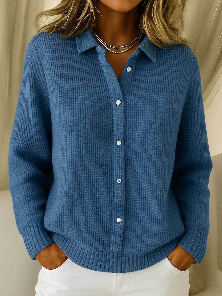 Kensley Collared Ribbed Knit Cardigan_5